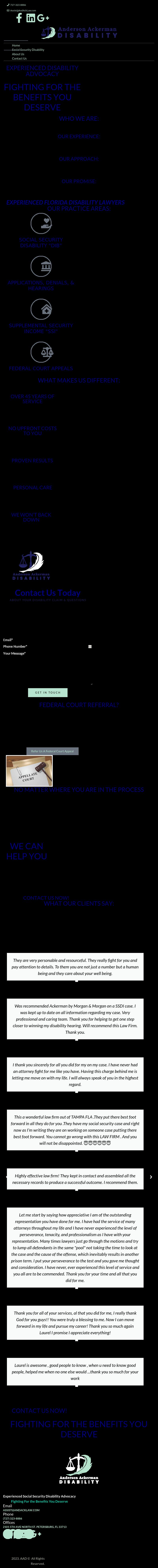 Anderson & Ackerman Law Group - St. Petersburg FL Lawyers