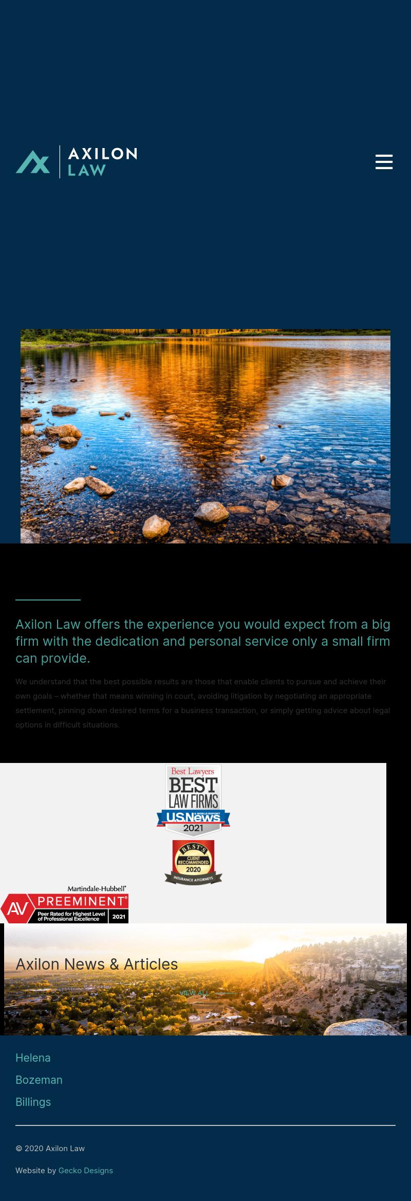 Axilon Law Group - Big Sky MT Lawyers