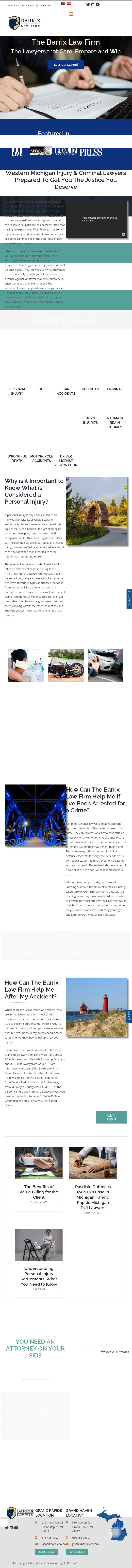Barrix Law Firm - Grand Haven MI Lawyers