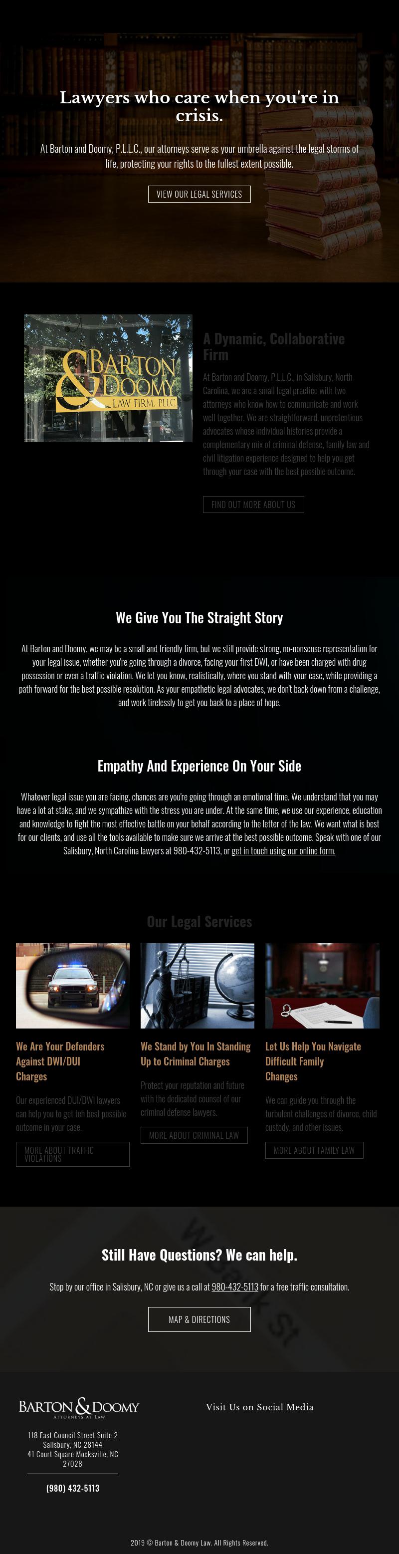 Barton and Doomy - Salisbury NC Lawyers