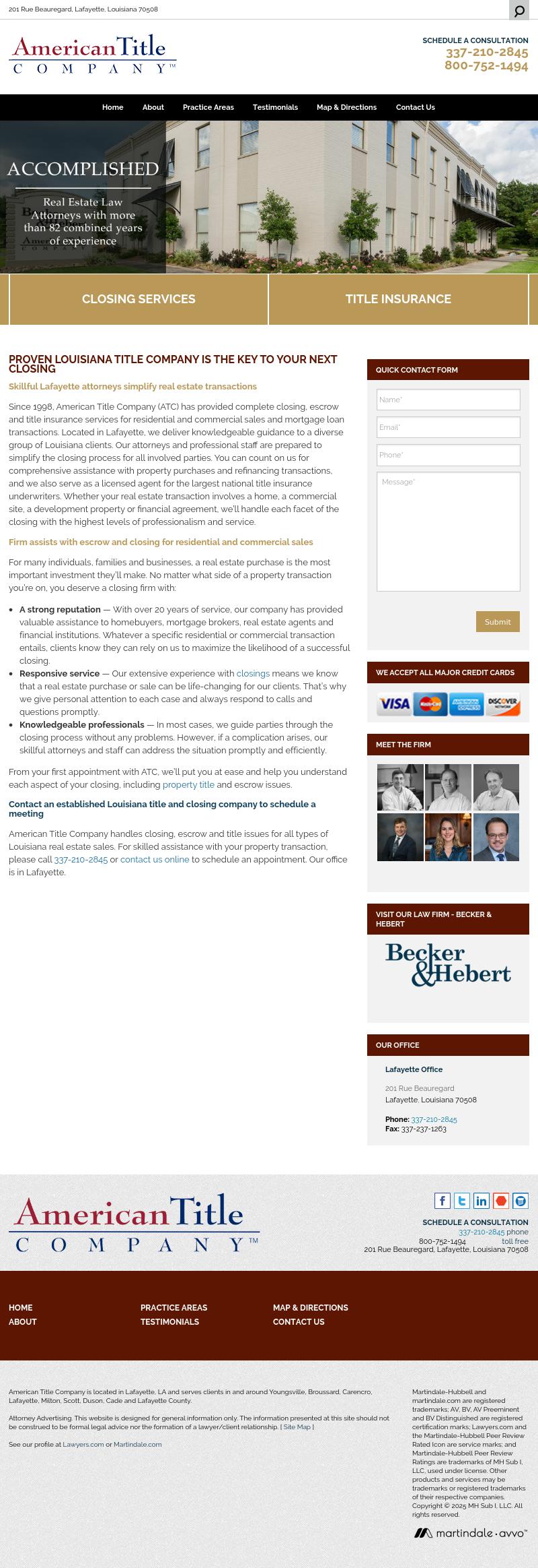 Becker & Hebert LLC - Lafayette LA Lawyers