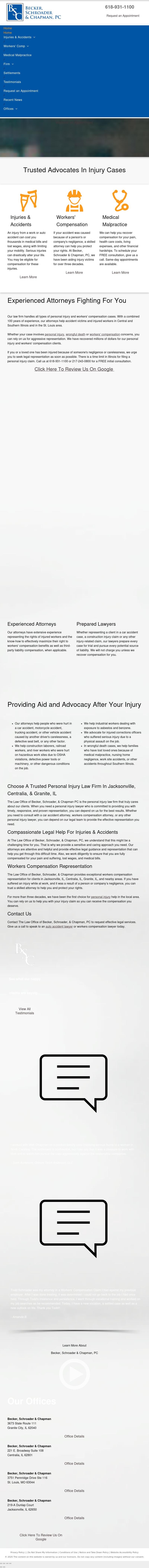 Becker, Schroader & Chapman, P.C. - Granite City IL Lawyers