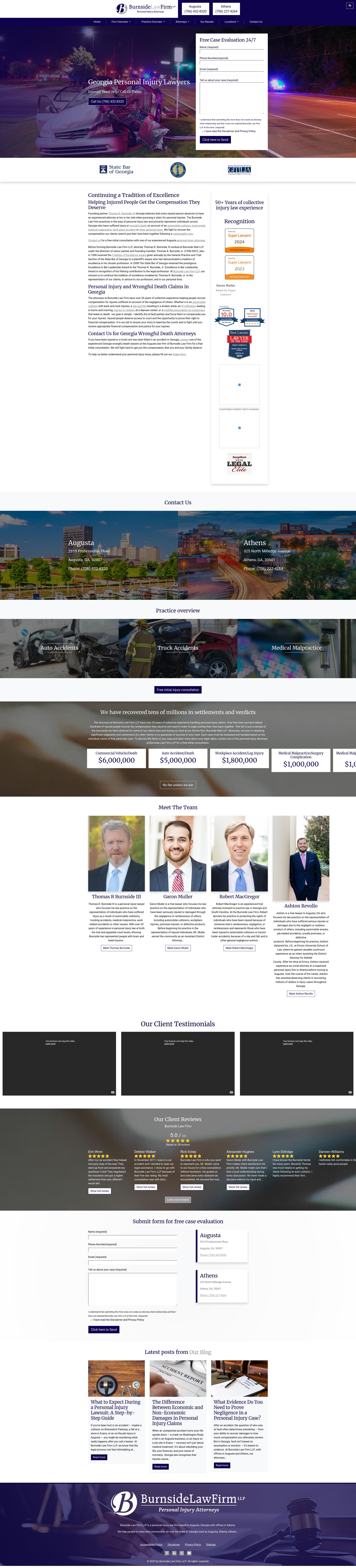 Burnside Law Firm, LLP - Athens GA Lawyers