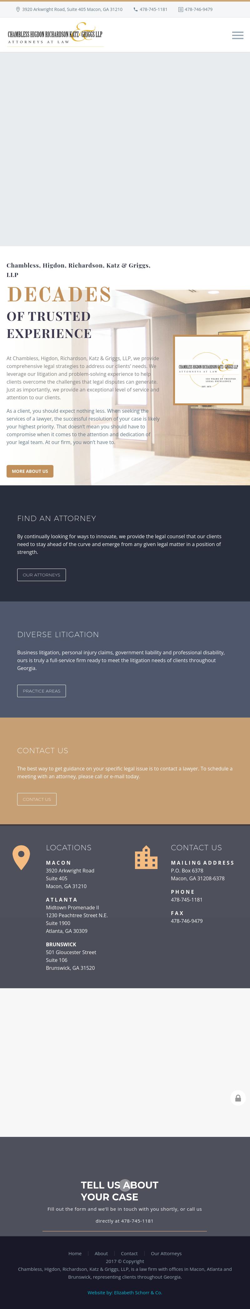 Chambless, Higdon, Richardson, Katz & Griggs, LLP - Macon GA Lawyers