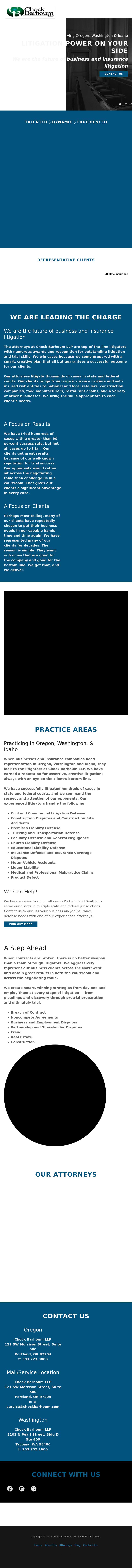 Chock Barhoum LLP - Portland OR Lawyers