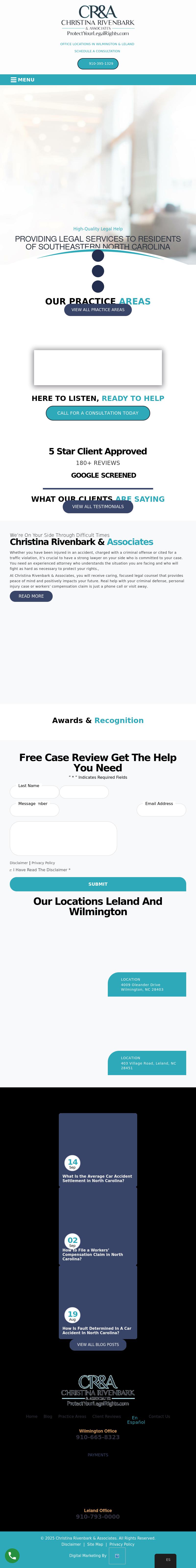 Christina Rivenbark & Associates - Wilmington NC Lawyers