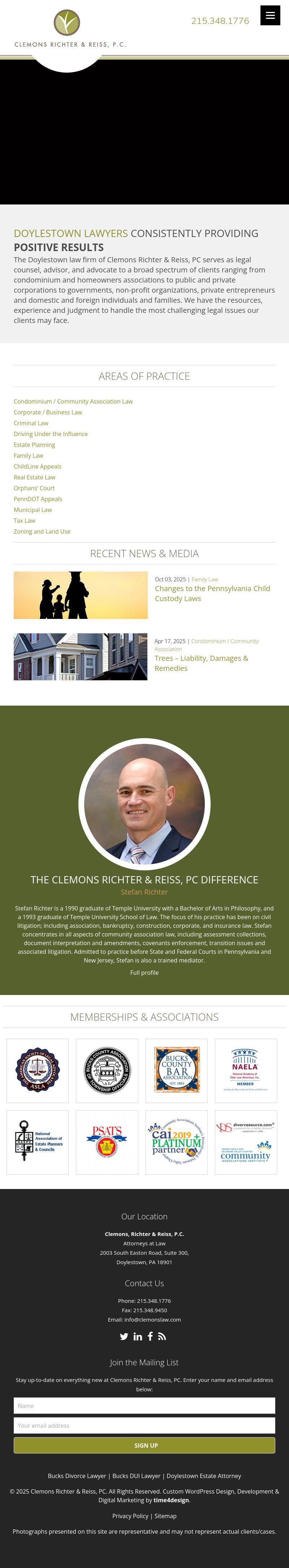 Clemons, Richter & Reiss, P.C. - Lansdale PA Lawyers
