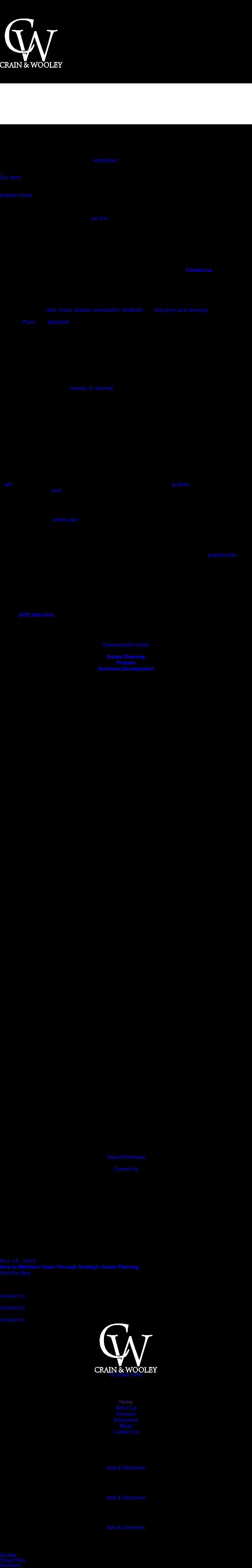 Crain & Wooley - Plano - Plano TX Lawyers