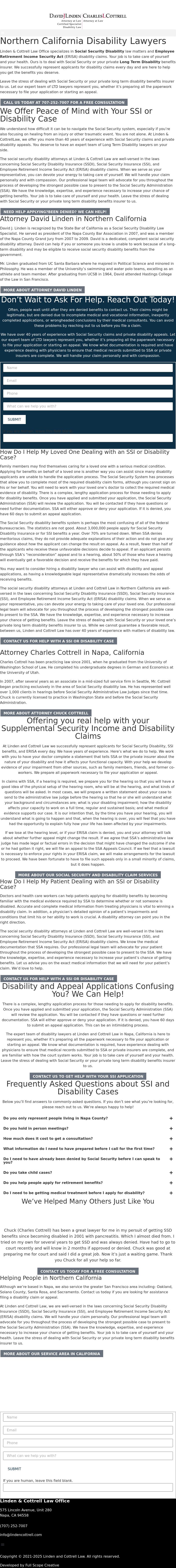 David J. Linden - Napa CA Lawyers