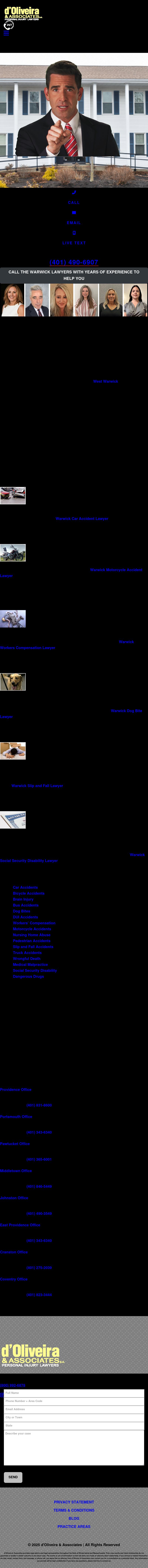 d'Oliveira & Associates - Warwick RI Lawyers