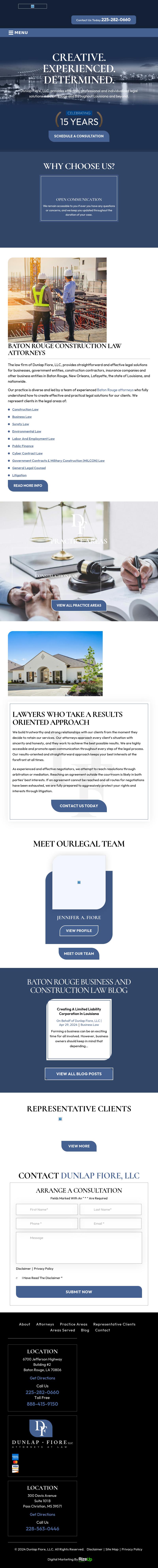 Dunlap Fiore, LLC - Baton Rouge LA Lawyers