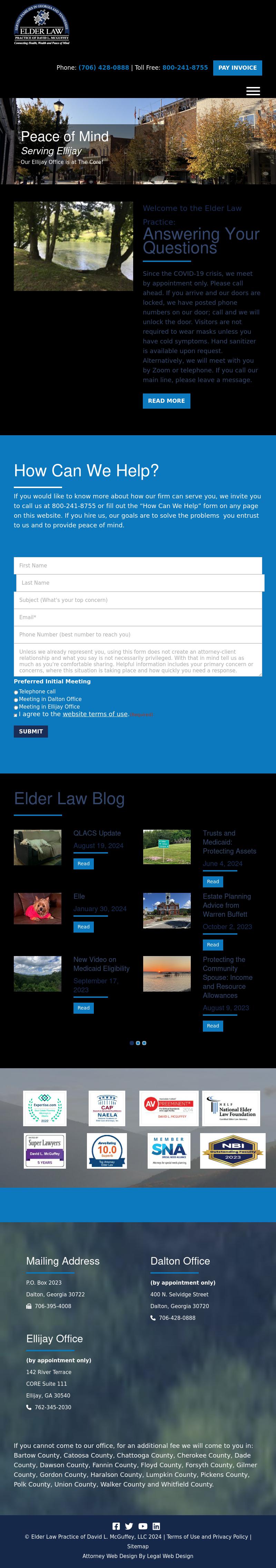 Elder Law Practice of David L. McGuffey - Dalton GA Lawyers