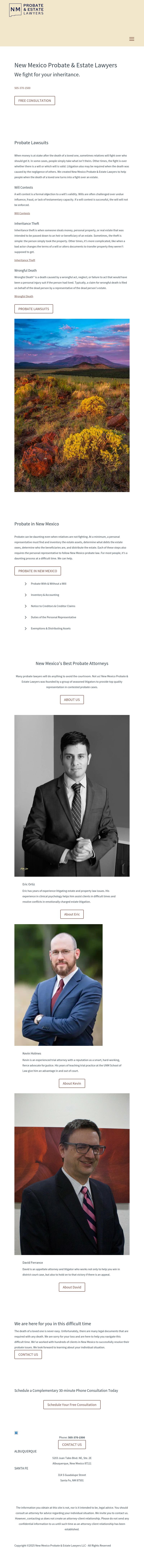 Eric Ortiz Law - Albuquerque NM Lawyers