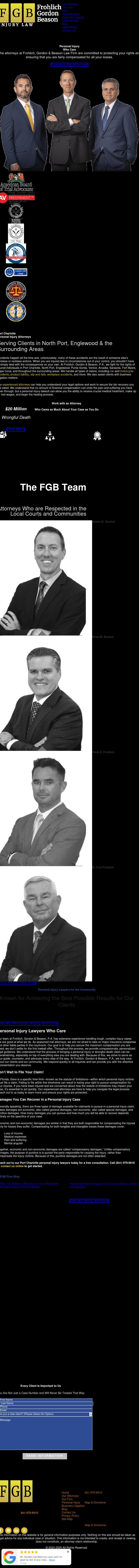 Frohlich, Gordon & Beason, P.A. - Port Charlotte FL Lawyers