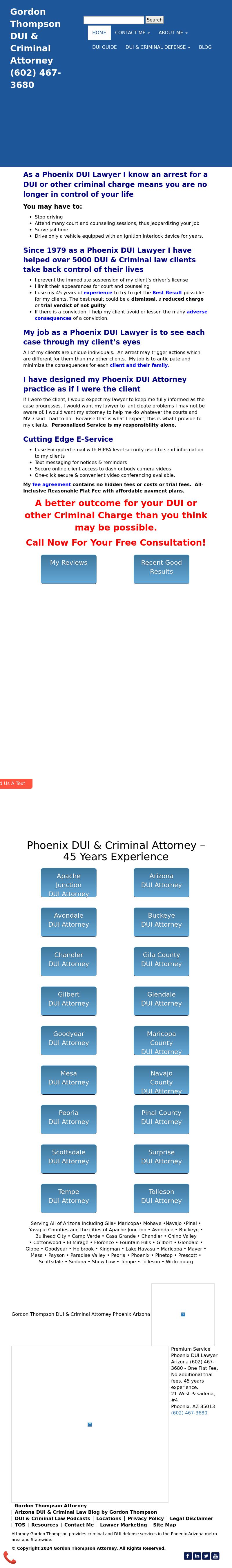 Gordon Thompson Attorney - Phoenix AZ Lawyers