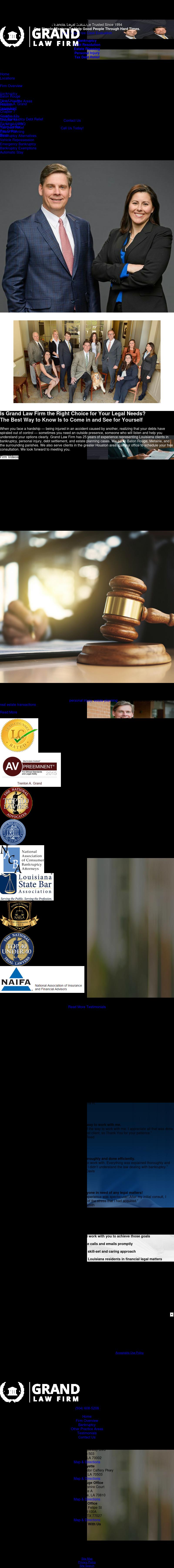 Grand Law Firm - Metairie LA Lawyers