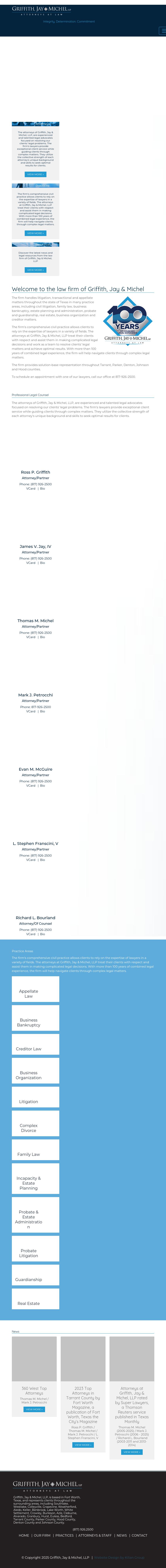 Griffith, Jay & Michel, LLP - Fort Worth TX Lawyers