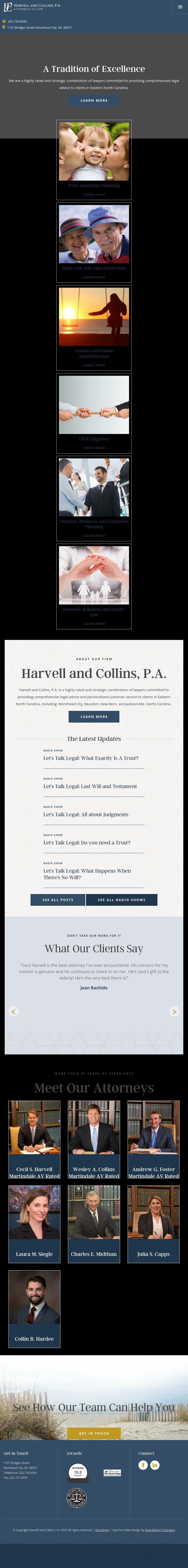 Harvell & Collins, P.A. - Morehead City NC Lawyers