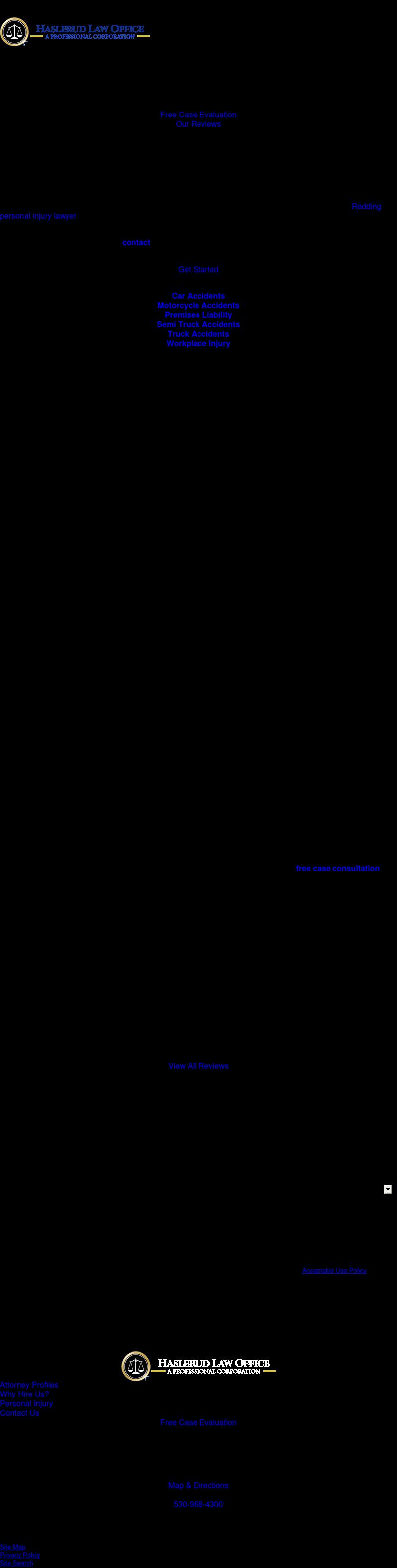 Haslerud Law Office, A Professional Corporation - Redding CA Lawyers