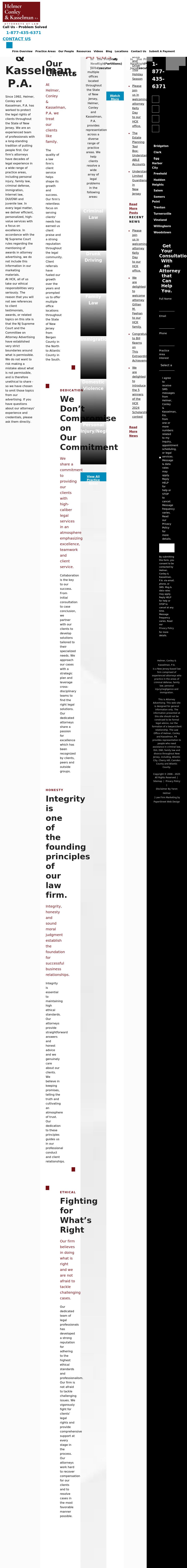 Helmer, Conley & Kasselman, P.A. - Hackensack NJ Lawyers