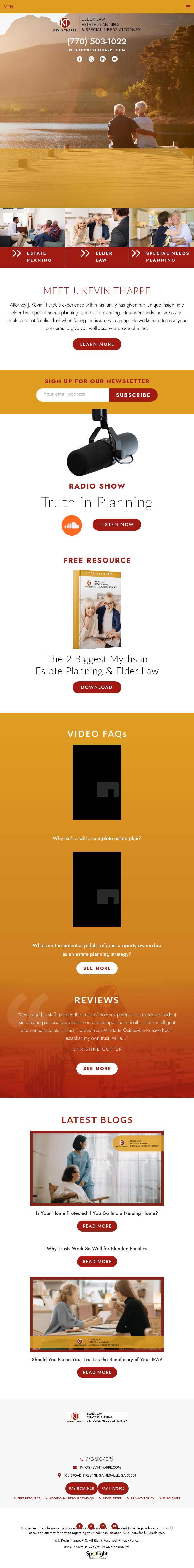 J. Kevin Tharpe, P.C. - Gainesville GA Lawyers