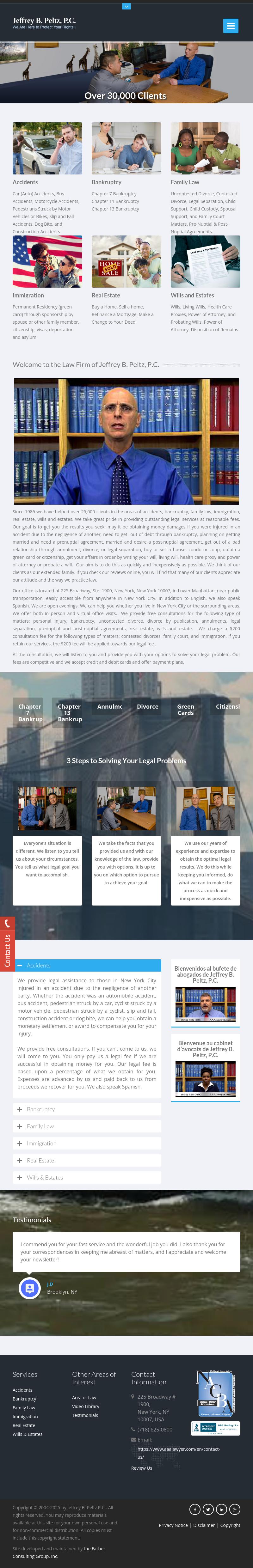 Jeffrey B. Peltz, P.C. - Brooklyn NY Lawyers