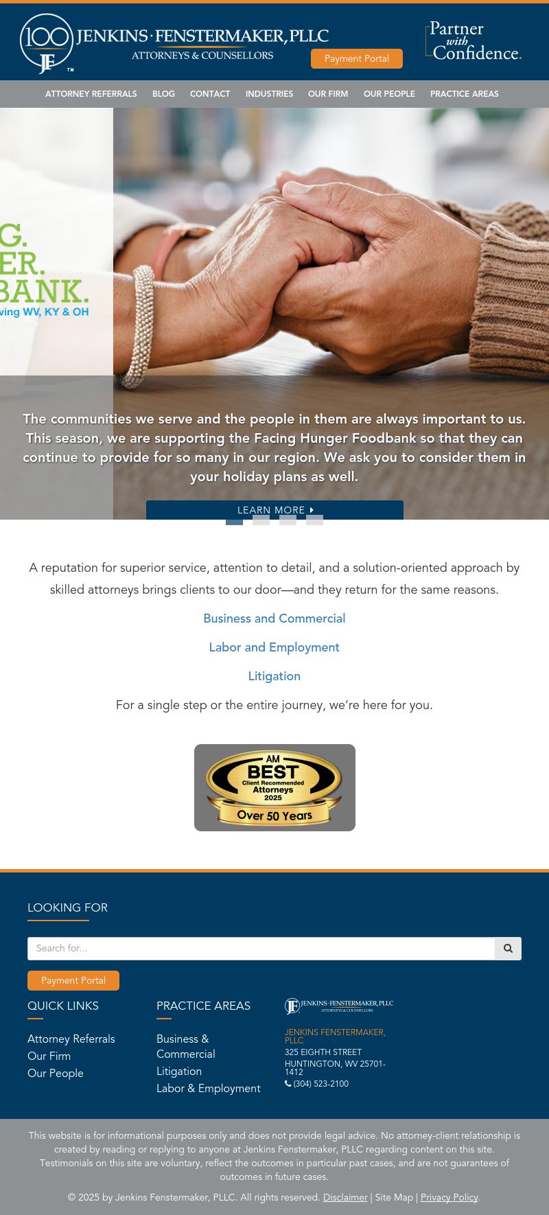 Jenkins Fenstermaker, PLLC - Huntington WV Lawyers