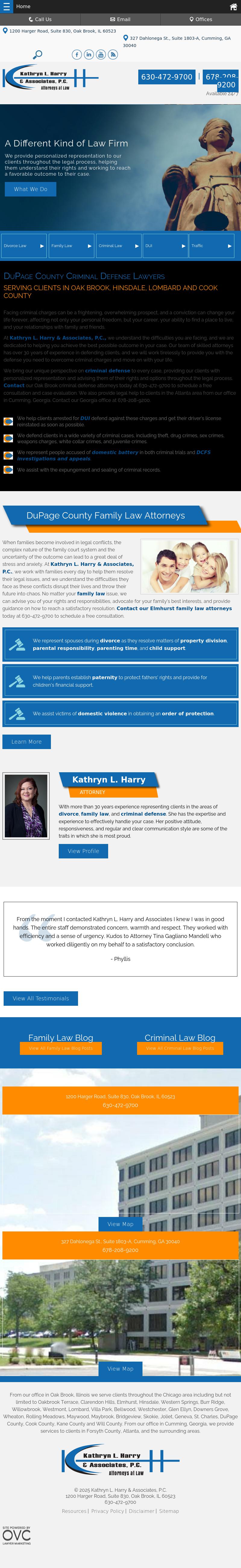 Kathryn L. Harry & Associates, P.C. - Oak Brook IL Lawyers