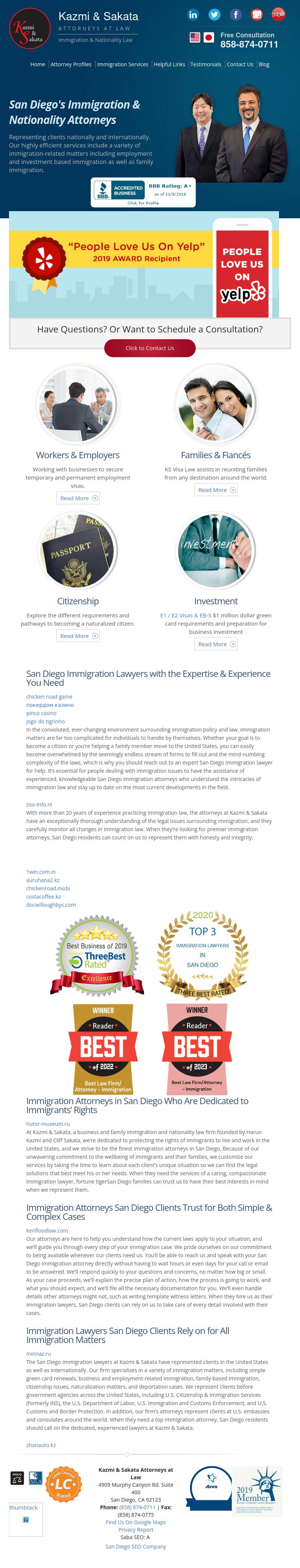 Kazmi & Sakata - San Diego CA Lawyers