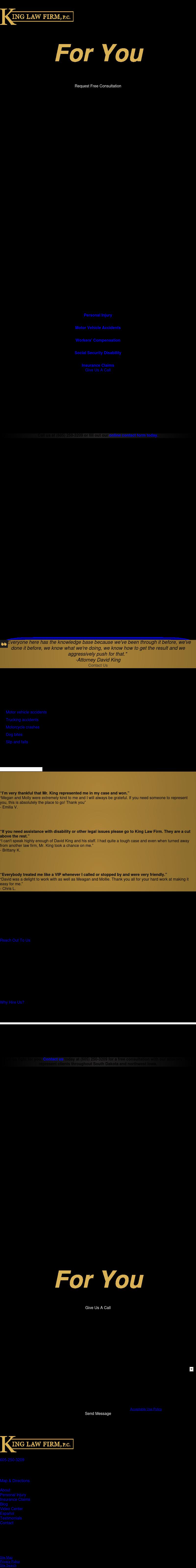 King Law Firm - Sioux Falls SD Lawyers