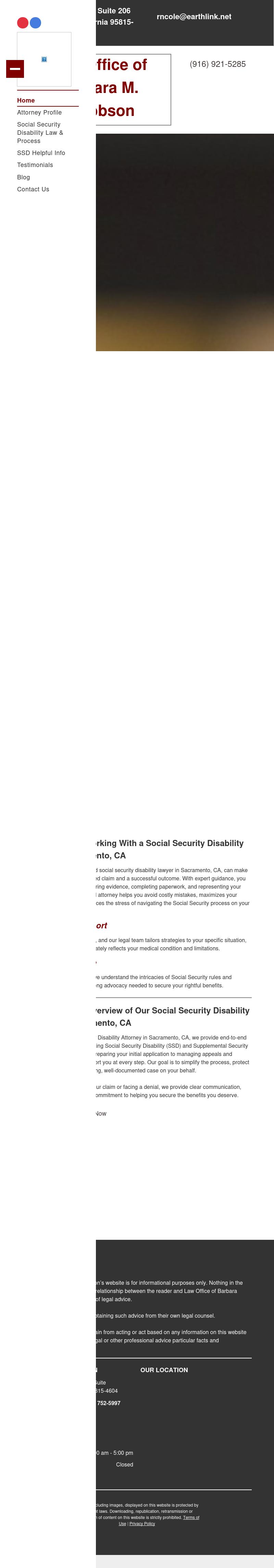 Law Office of Barbara M. Jacobson - Sacramento CA Lawyers