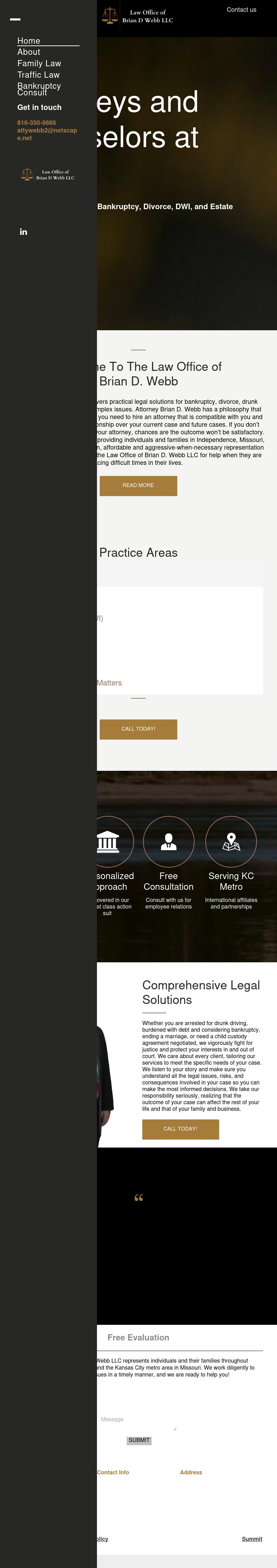 Law Office of Brian D. Webb LLC - Independence MO Lawyers