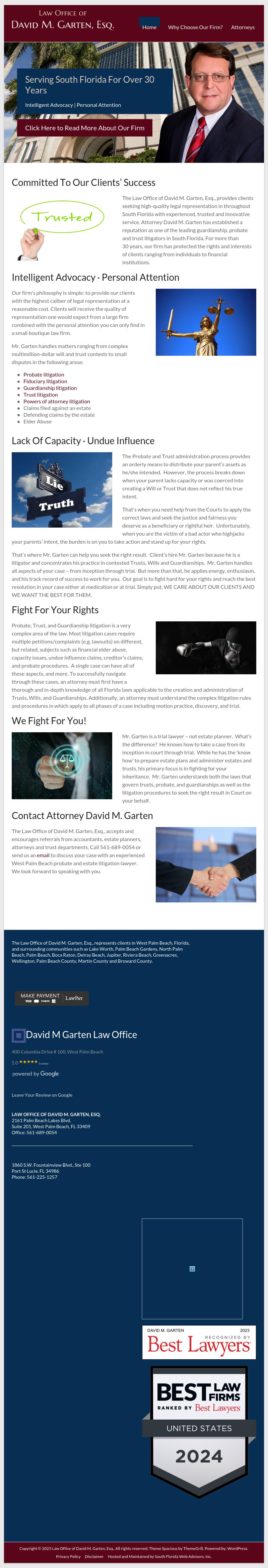 Law Office of David M. Garten, Esq. - West Palm Beach FL Lawyers