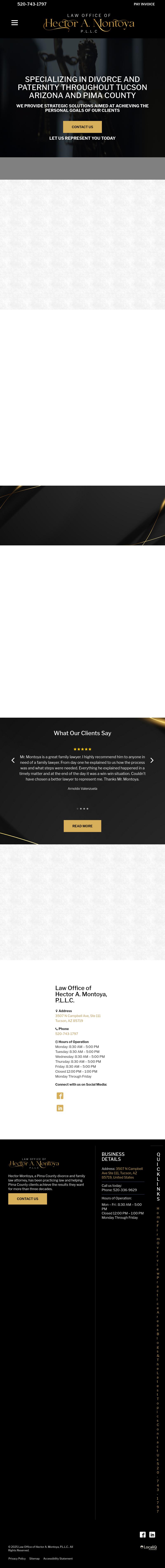 Law Office of Hector A. Montoya, P.L.L.C. - Tucson AZ Lawyers