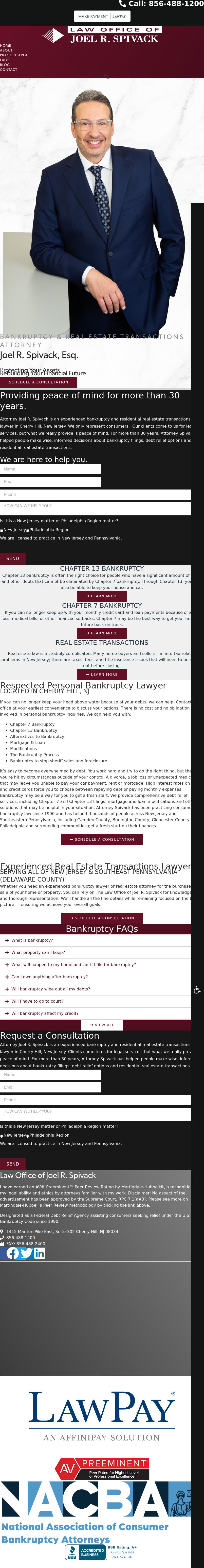 Law Office of Joel R. Spivack - Cherry Hill NJ Lawyers