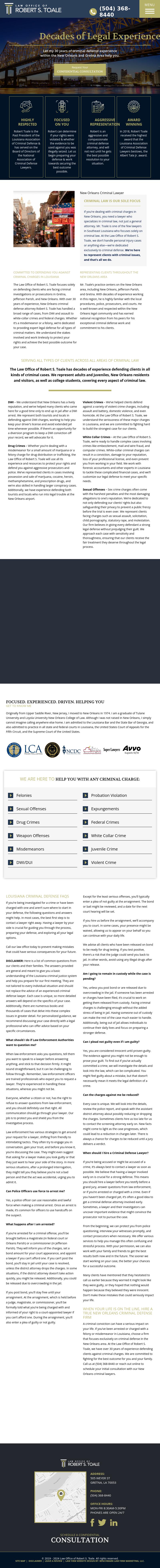 Law Office of Robert S. Toale - Gretna LA Lawyers