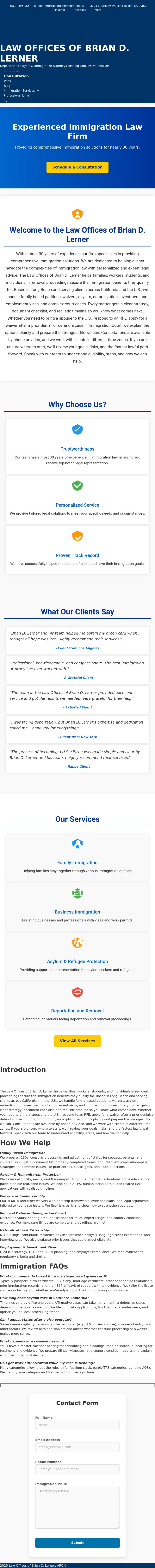 Law Offices Of Brian D. Lerner, A Professional Corporation - Los Angeles CA Lawyers