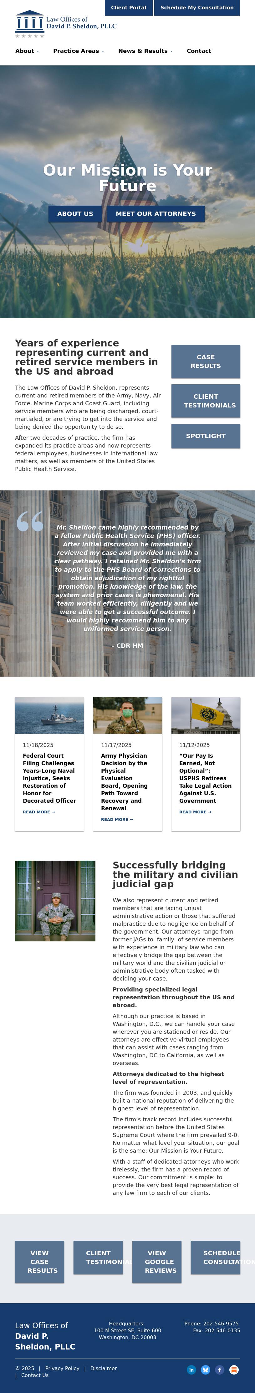 Law Offices of David P. Sheldon - Washington DC Lawyers