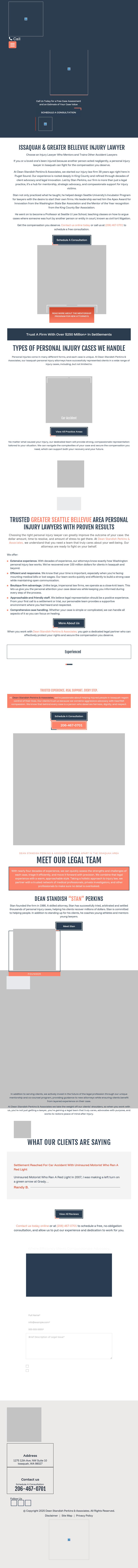 Law Offices of Dean Standish Perkins & Associates - Seattle WA Lawyers