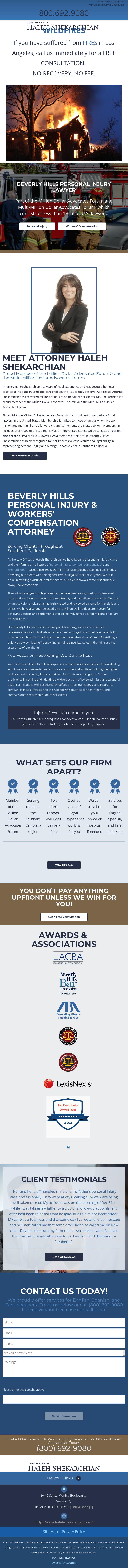 Law offices of Haleh Shekarchian - Beverly Hills CA Lawyers