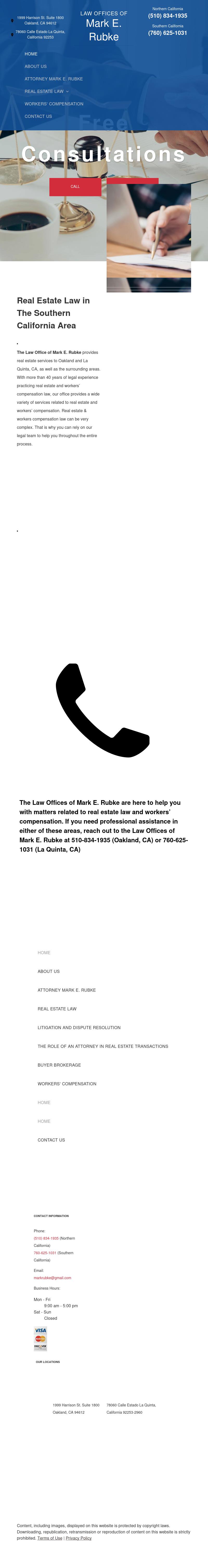Law Offices of Mark E. Rubke - San Francisco CA Lawyers
