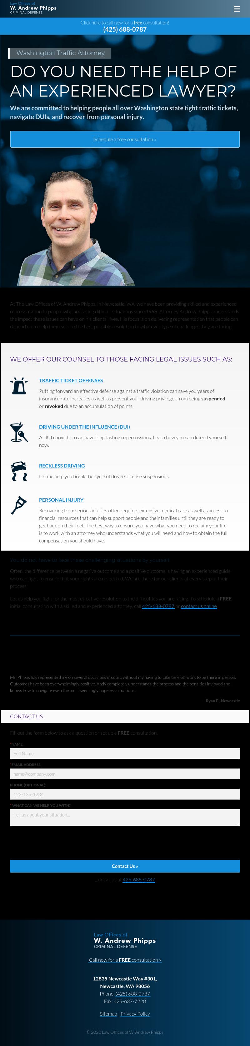 Law Offices of W. Andrew Phipps - Bellevue WA Lawyers