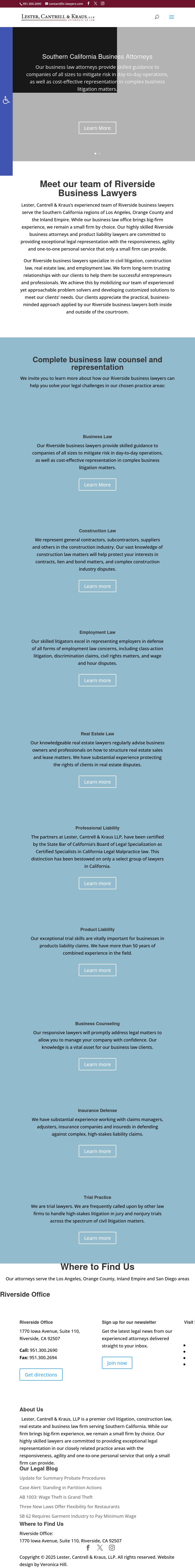 Lester & Cantrell, LLP - Riverside CA Lawyers