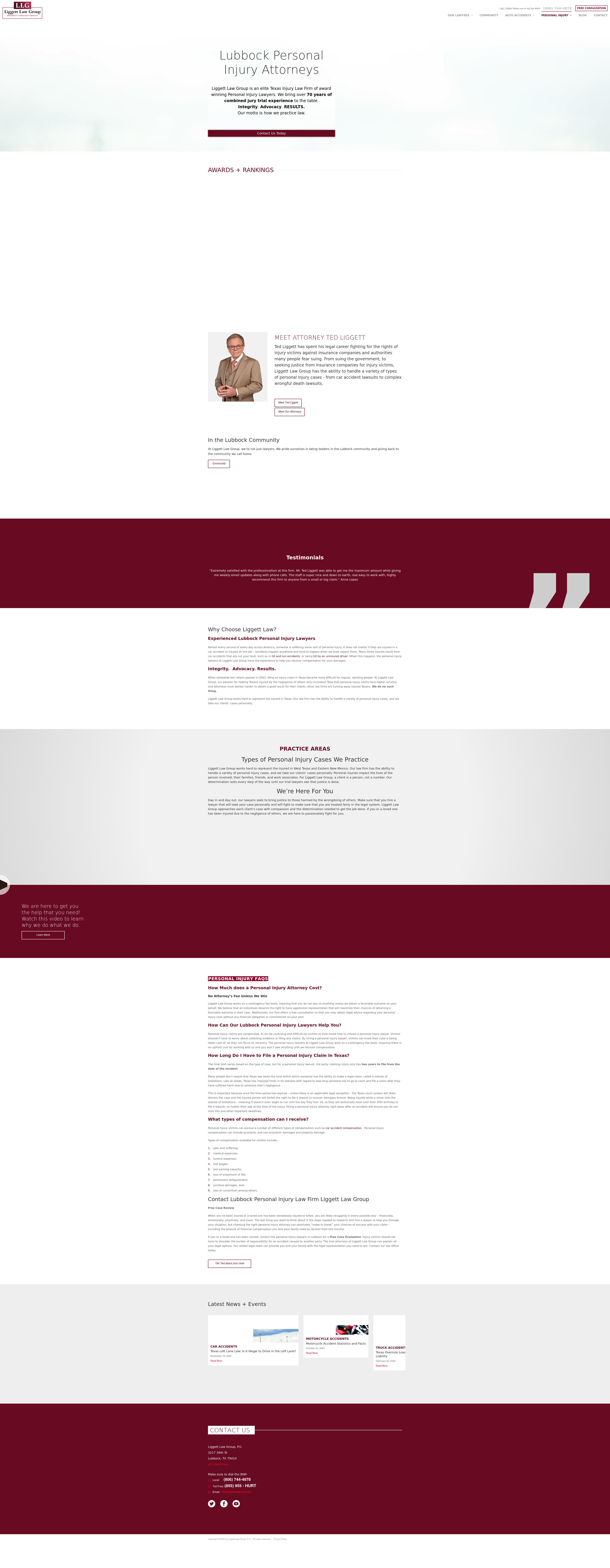 Liggett Law Group - Lubbock TX Lawyers