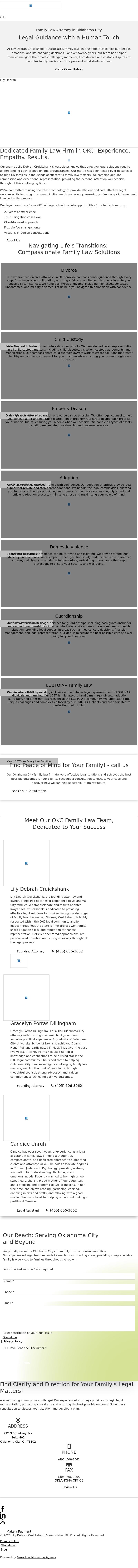 Lily Debrah Cruickshank & Associates, PLLC - Oklahoma City OK Lawyers
