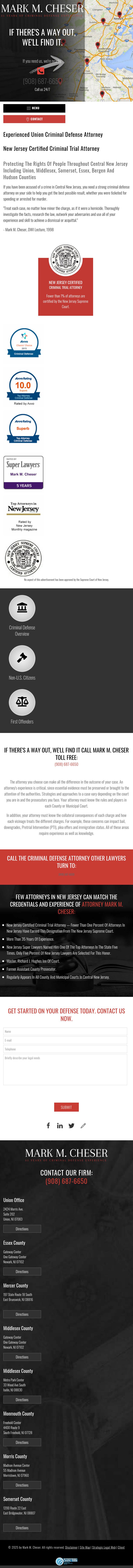 Mark M. Cheser, Esquire, Counselor at Law - Iselin  NJ Lawyers