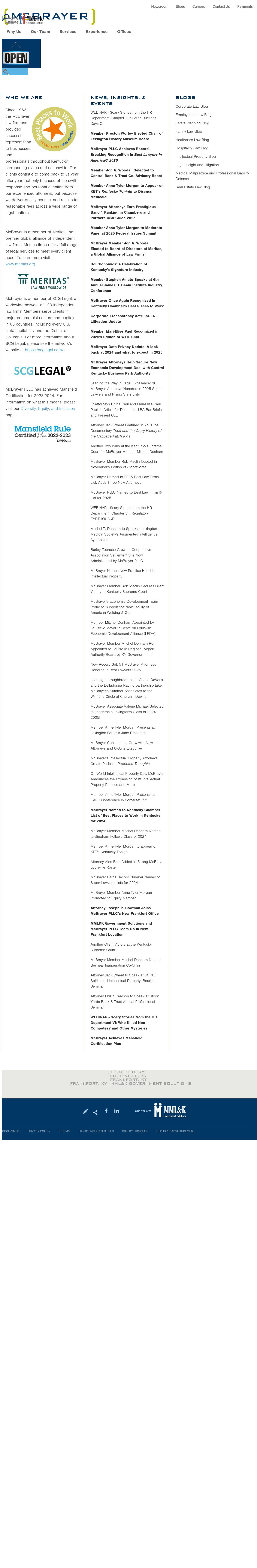 McBrayer, McGinnis, Leslie & Kirkland, PLLC - Greenup KY Lawyers