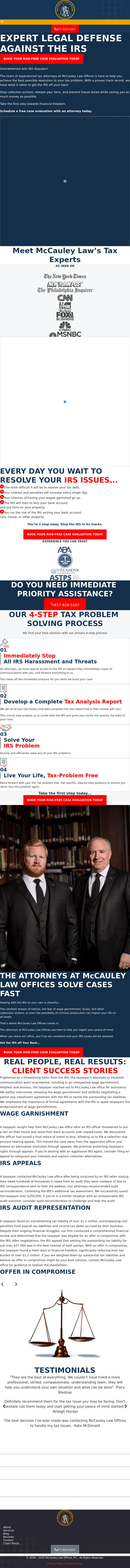 McCauley Tax Law - Chadds Ford PA Lawyers