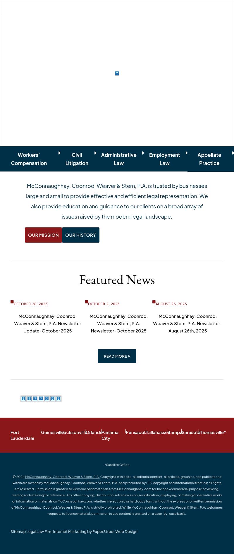 McConnaughhay, Duffy, Coonrod, Pope, Weaver, Stern & Thomas P.A. - Tallahassee FL Lawyers