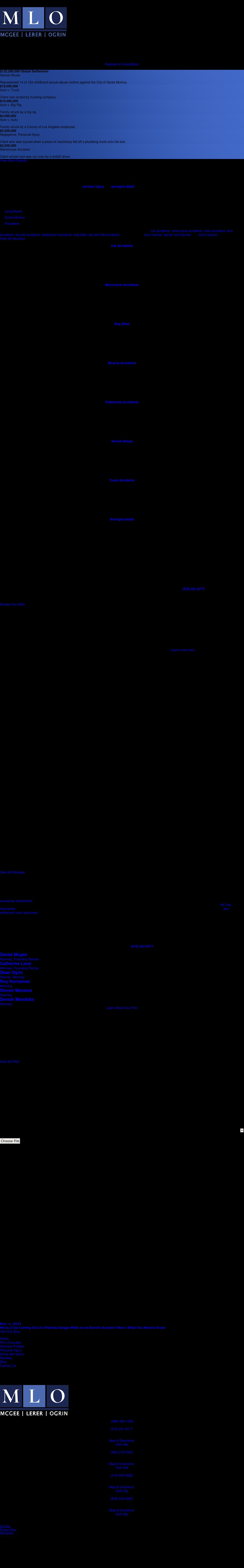 McGEE, LERER & Associates - Los Angeles CA Lawyers